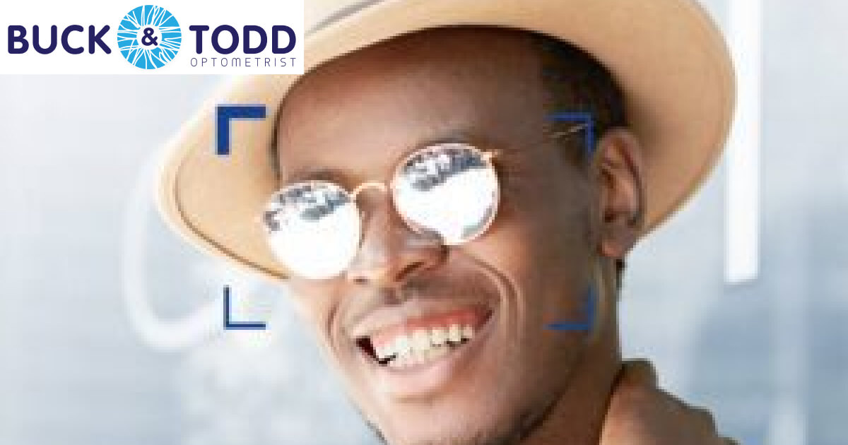 A joyful man wearing a stylish hat and round, mirrored sunglasses perfect accessory for both fashion and eye protection