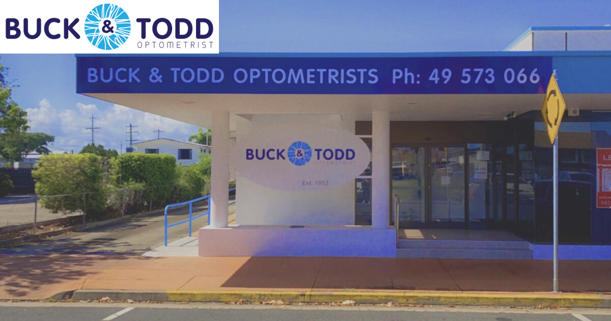 The welcoming facade of Buck & Todd Optometrists Mackay